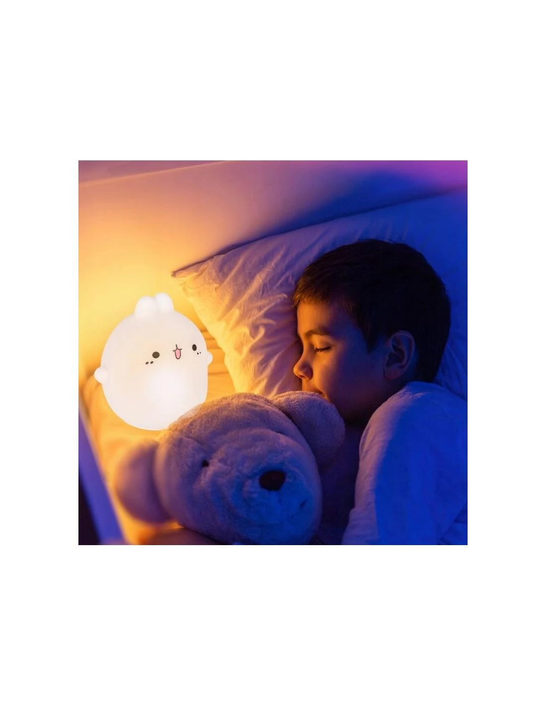 Led lempa vaikiška su valdymo pulteliu