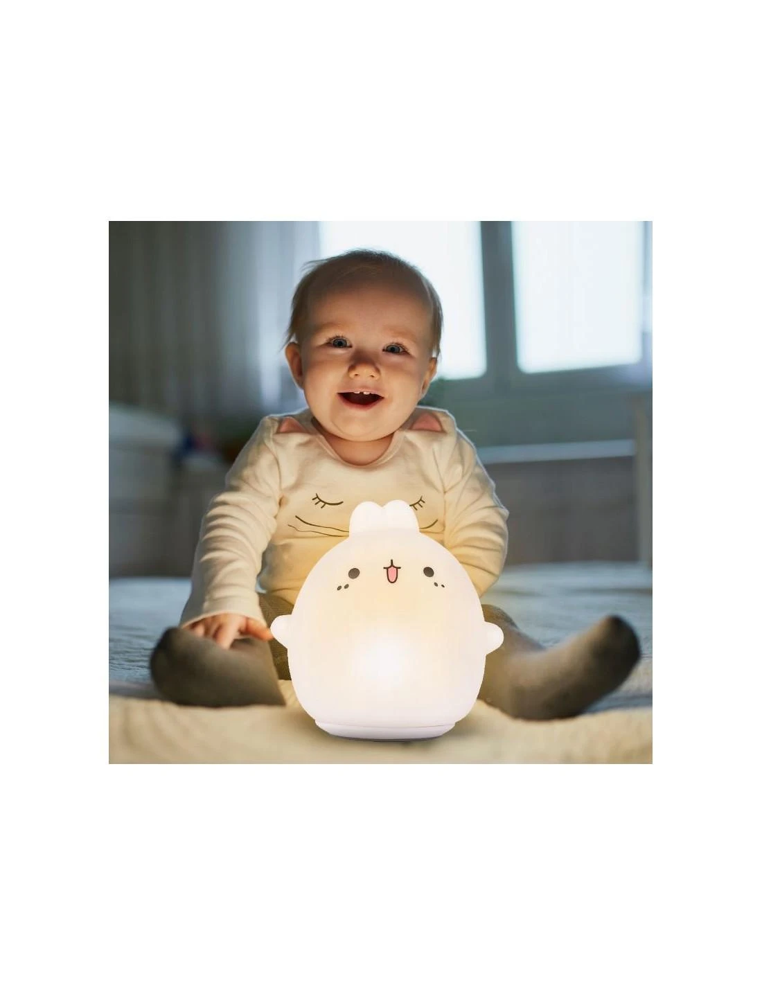 Led lempa vaikiška su valdymo pulteliu