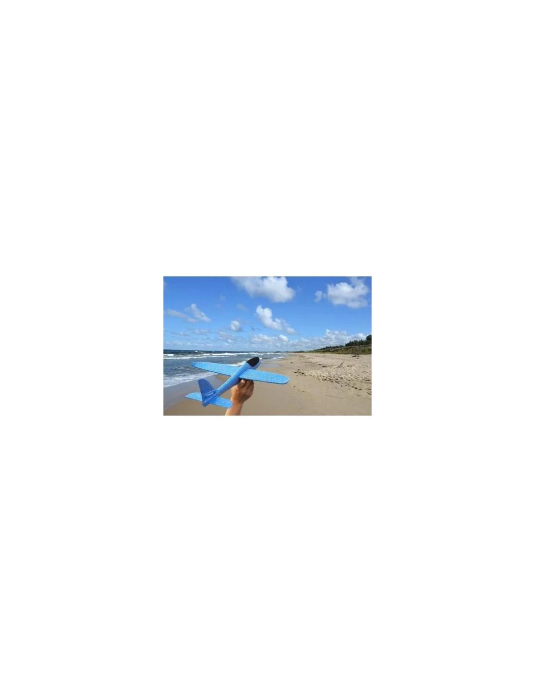 Lėktuvai putplasčio 48 cm su šviesos efektais 2 vnt
