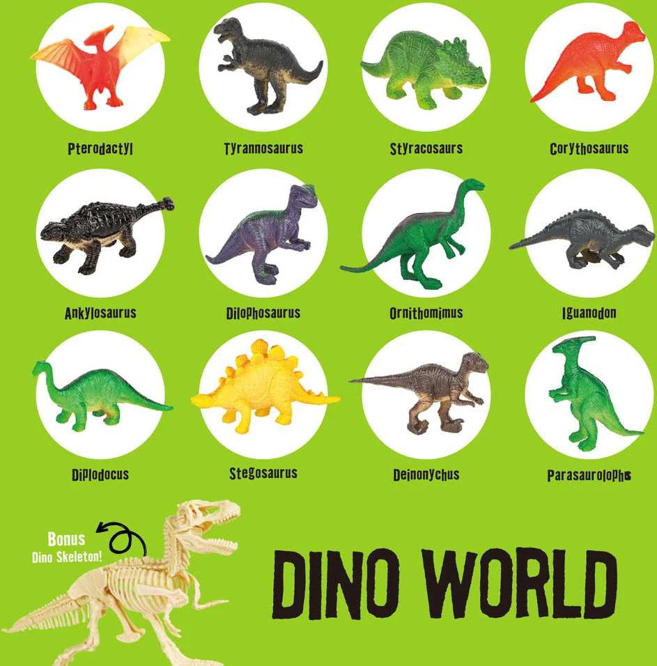 Magy Archeologijos kasinėjimo rinkinys 12 dinozaurų didelis kiaušinis