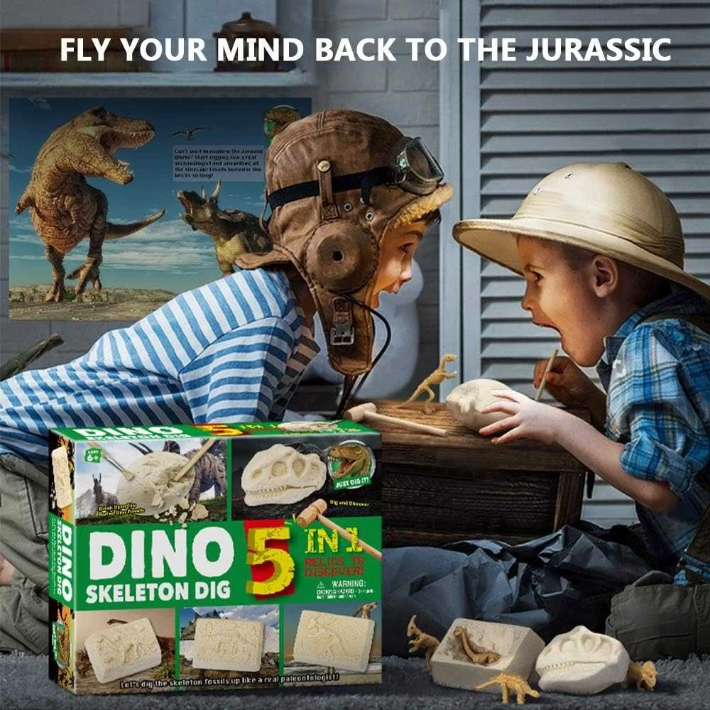 Magy Archeologijos kasinėjimo rinkinys 5 dinozaurai