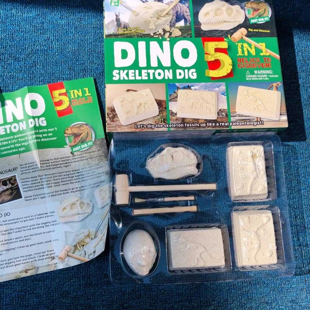 Magy Archeologijos kasinėjimo rinkinys 5 dinozaurai