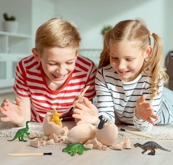 Magy Archeologijos kasinėjimo rinkinys dinozauro kiaušiniai – 12 vnt.