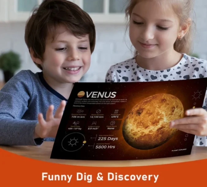 Magy Archeologijos kasinėjimo rinkinys kristalai Venera 5 vnt