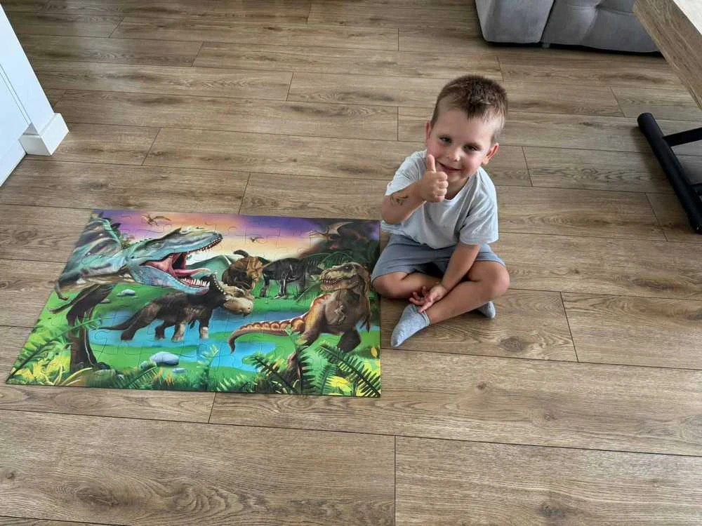 Magy Dėlionė vaikams dinozaurai 54 didelės detalės 87x58 cm.