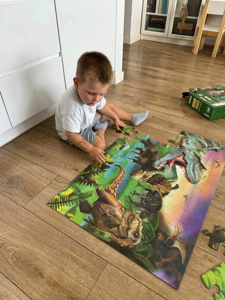 Magy Dėlionė vaikams dinozaurai 54 didelės detalės 87x58 cm.