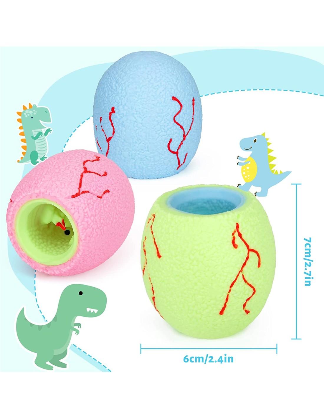 Magy Dinozauras squishy, minkomas antistresinis žaislas, 3 vnt.