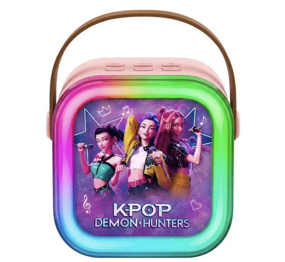 Magy K POP Demon Hunters karaoke kolonėlė 2 mikrofonai