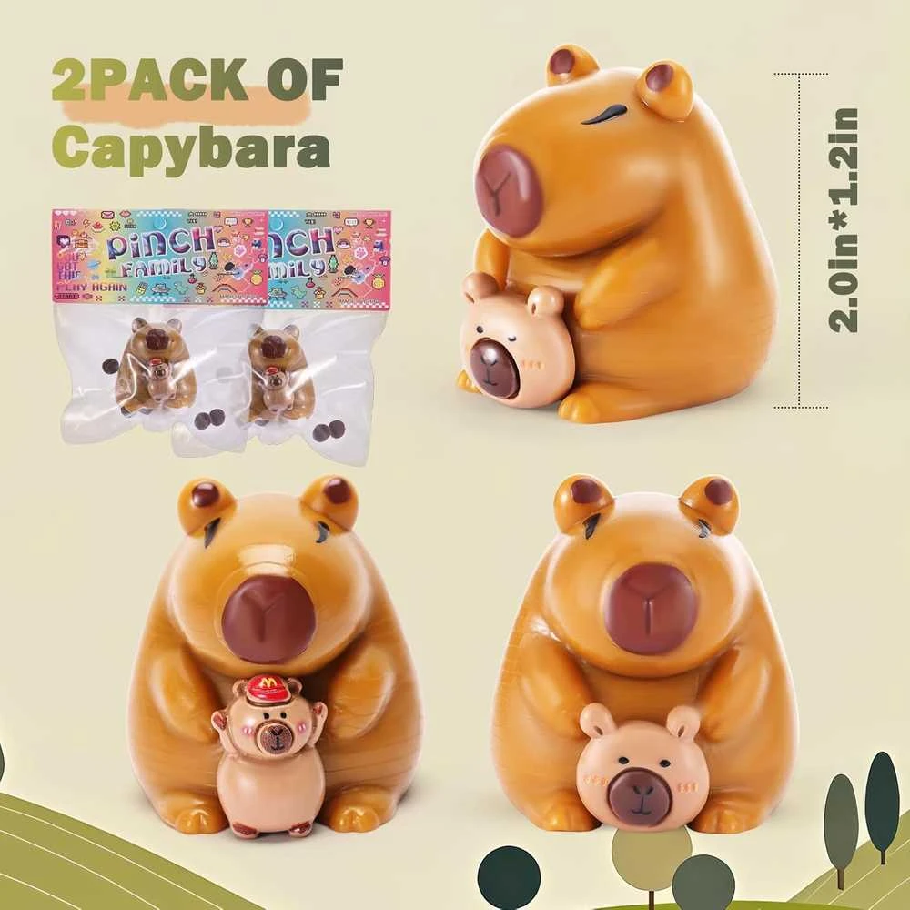 Magy KAPIBARA Antistresinis squishy lipnus žaislas