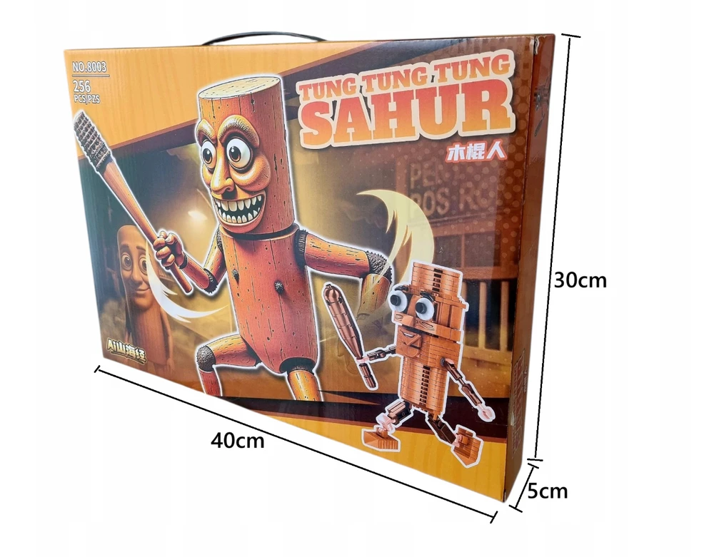 Magy Konstruktorius Tung Tung Sahur – 256 detalės