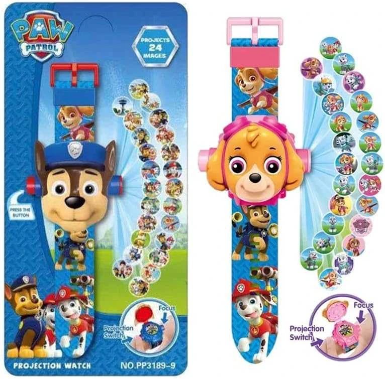 Magy Laikrodis su projektoriumi Paw patrol Skay
