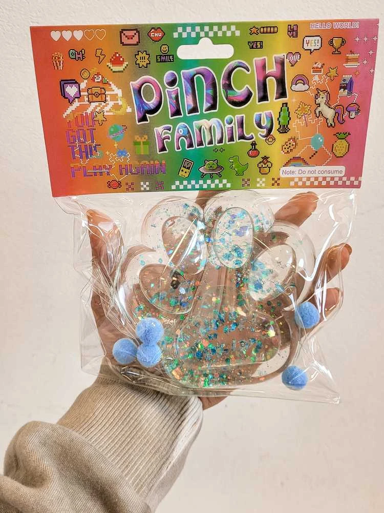 Magy Letenėlė antistresinis žaislas squishy didelė permatoma