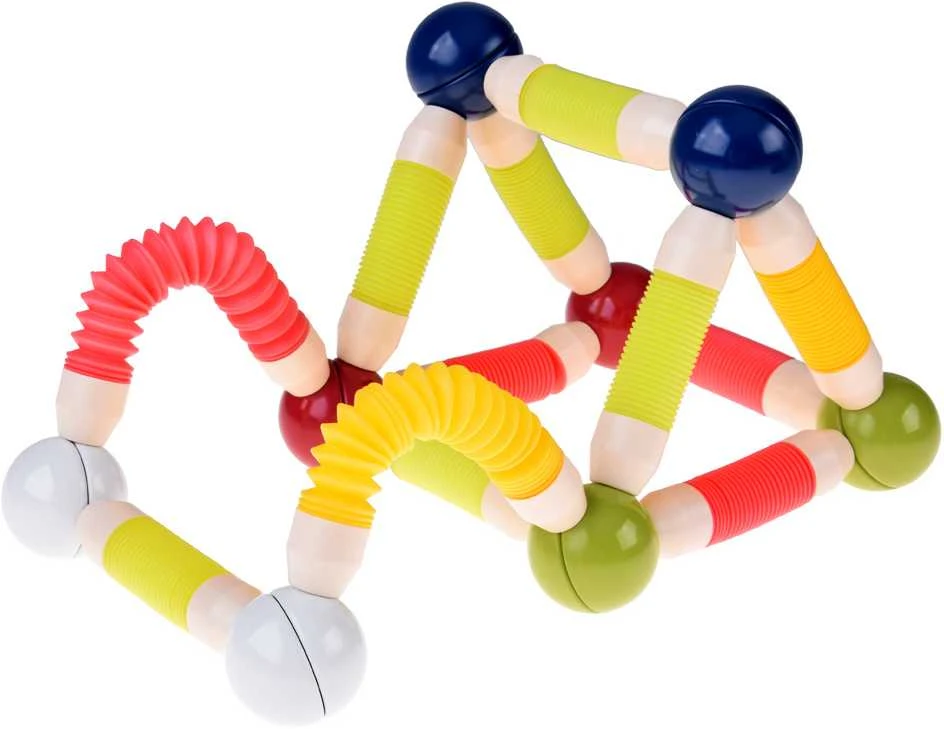 Magy Magnetinis konstruktorius su tampomomis tubomis 26 dalys