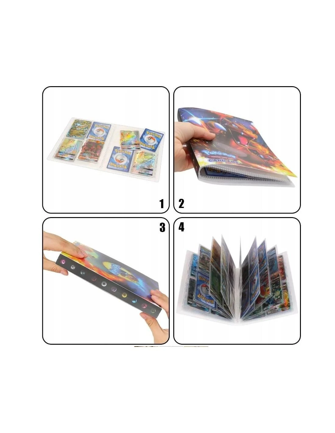 Magy Pokemon albumas, talpa, 240 kortų