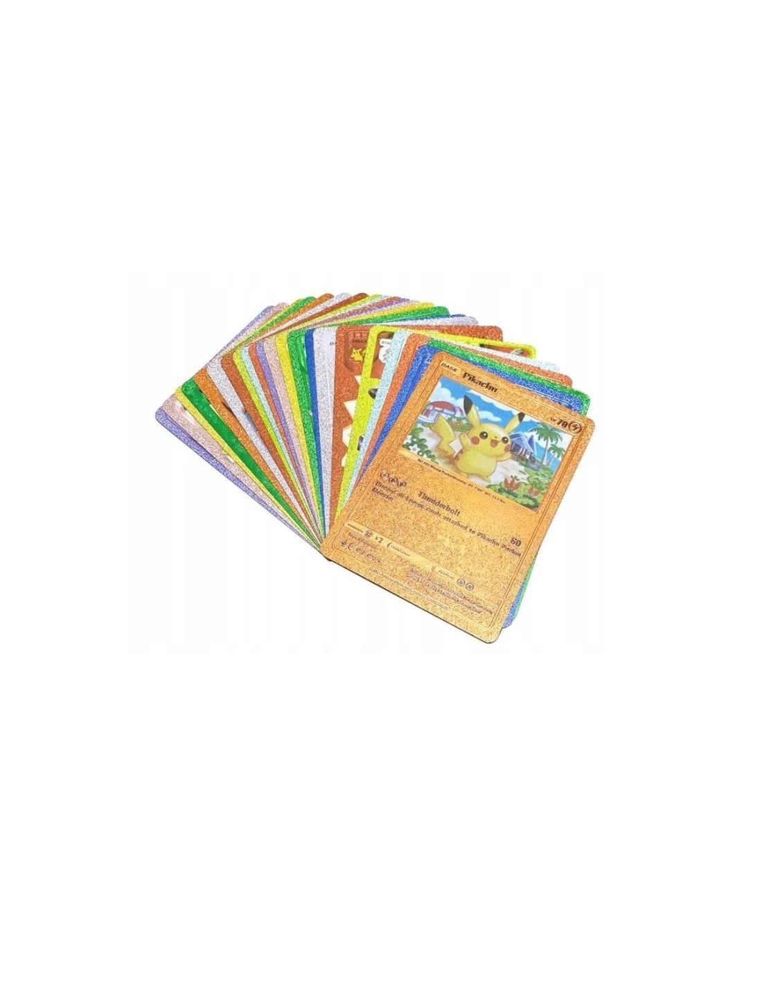 Magy Pokemon kortos 20 vnt., spalvota ir juoda kolekcija Charizard Vmax, 2 rinkiniai