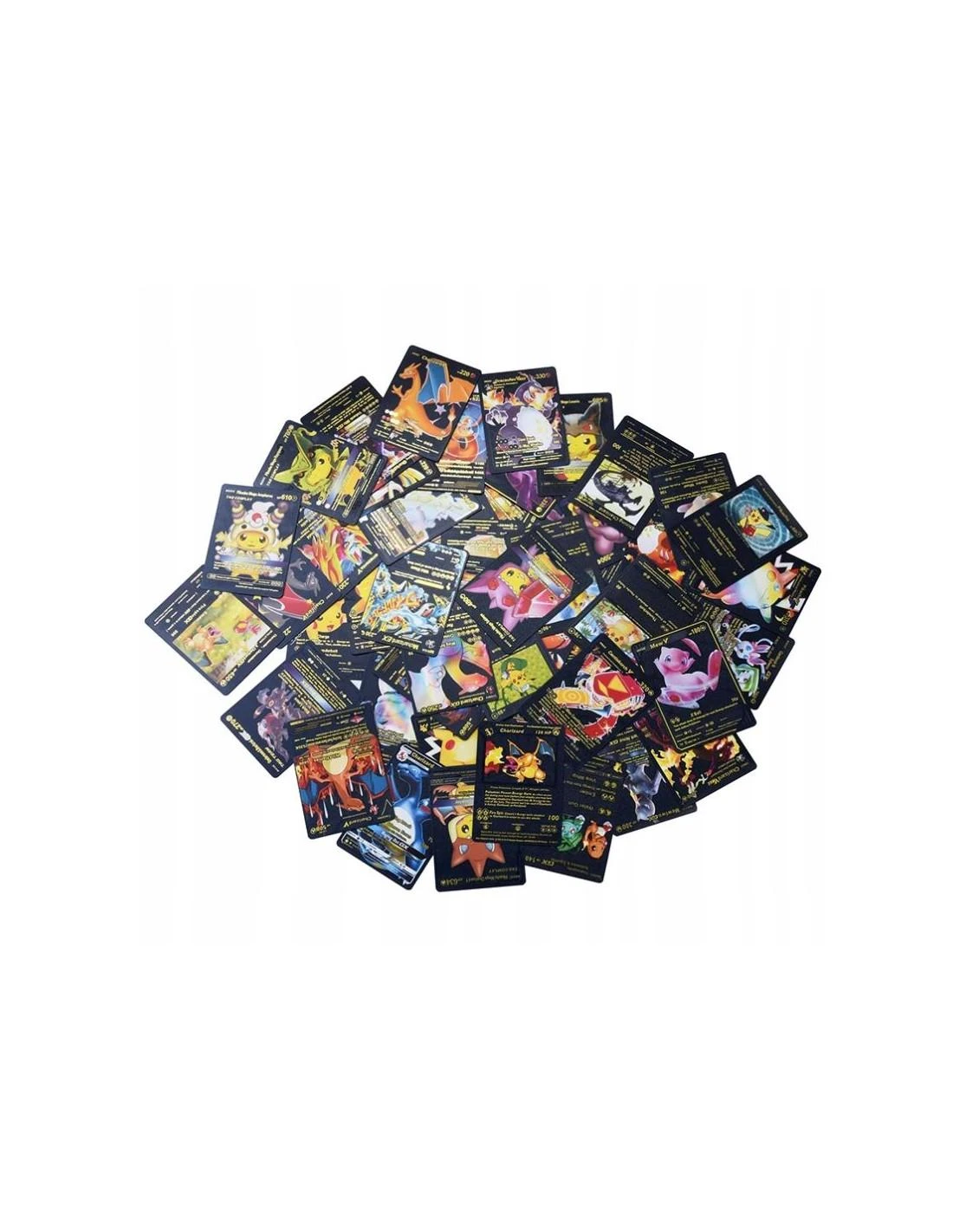 Magy Pokemon kortos 55 vnt. juoda kolekcija Charizard Vmax