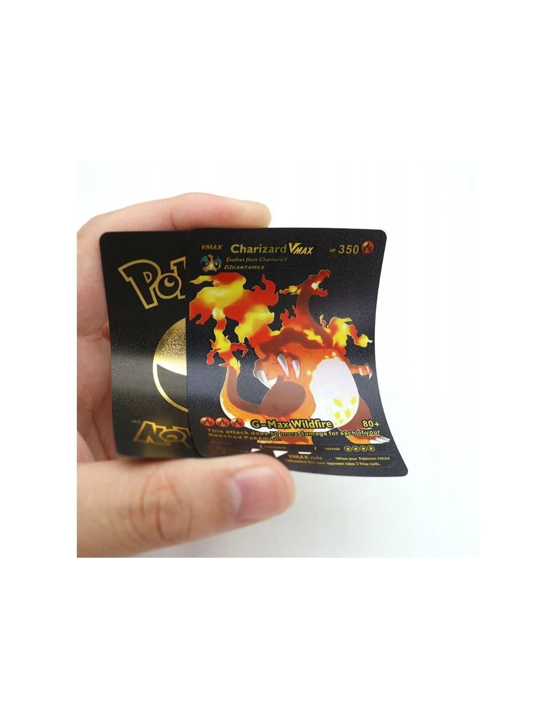 Magy Pokemon kortos 55 vnt. sidabrinė kolekcija Charizard Vmax