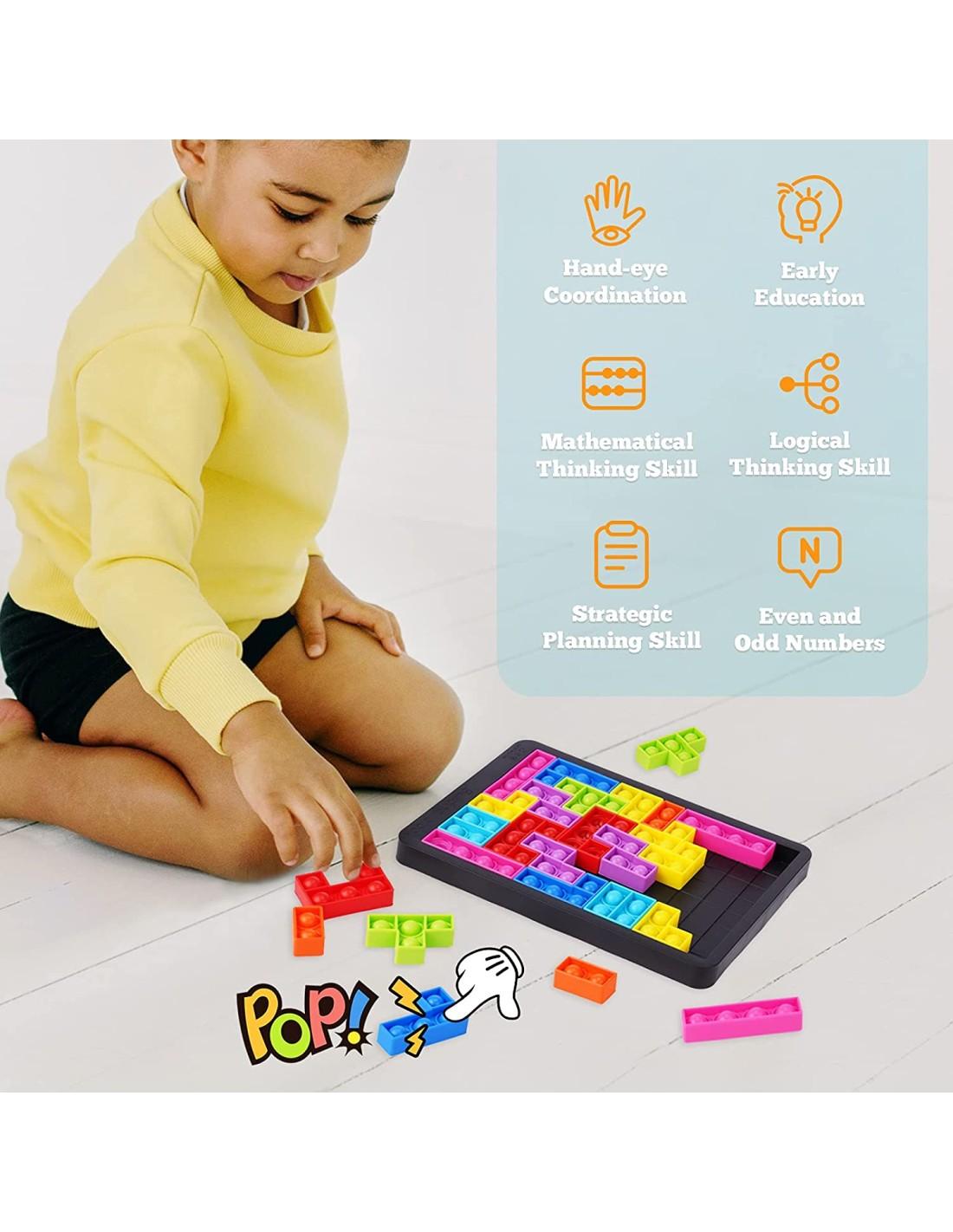 Magy Pop it dėlionė TETRIS, fidget antistresinis žaidimas