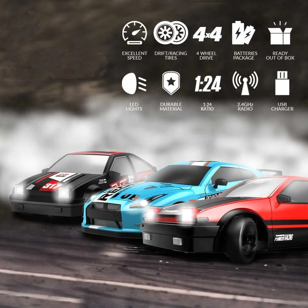 Jokomisiada Nuotoliniu būdu valdomas drifto automobilis AUTO drift nuotolinio valdymo pultas RC cones RC697 CY