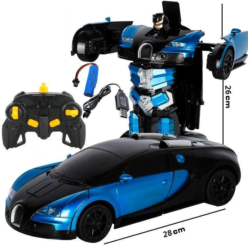 Magy Robotas transformeris RC automobilis su valdymo pultu