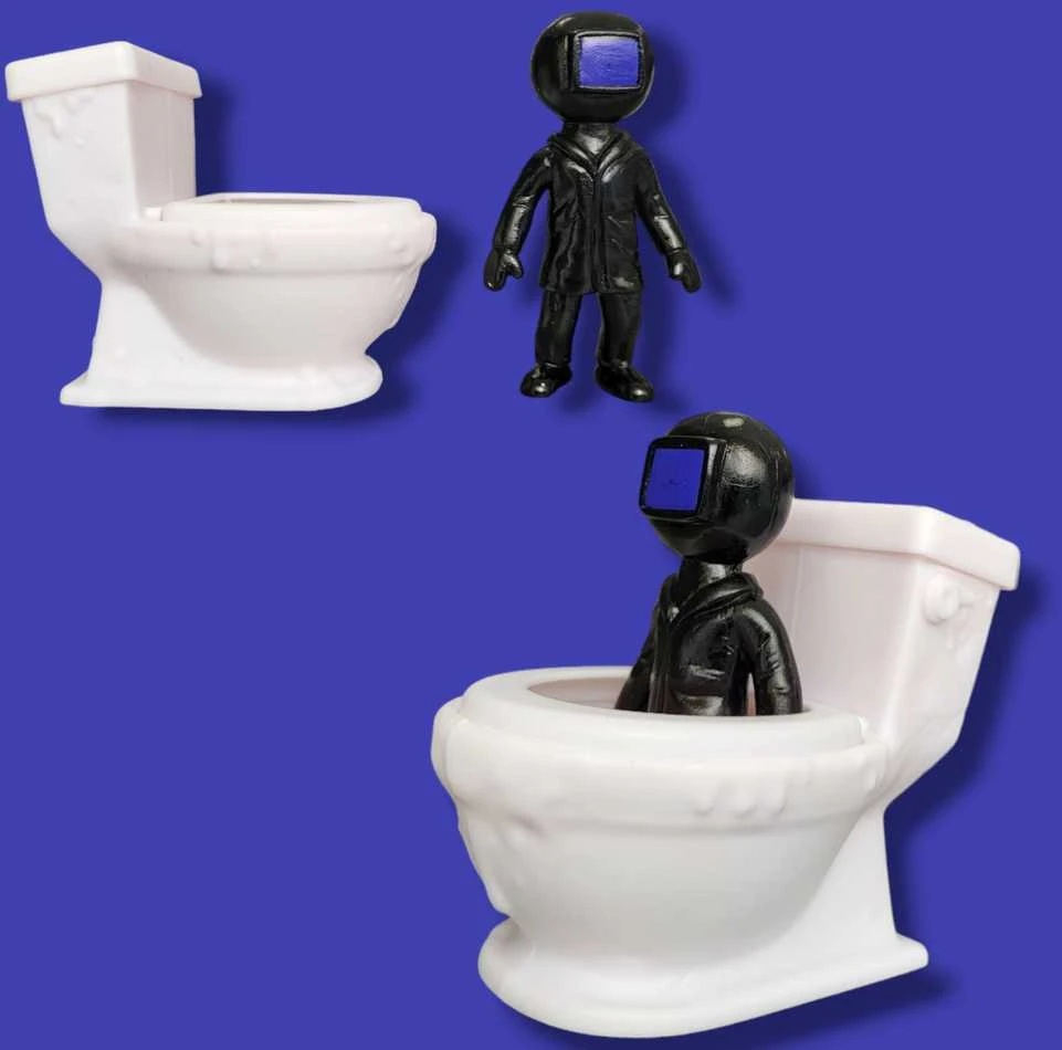 Magy Skibidi toilet figūrėlė