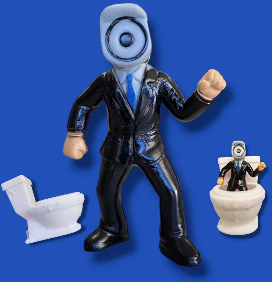 Magy Skibidi toilet figūrėlė