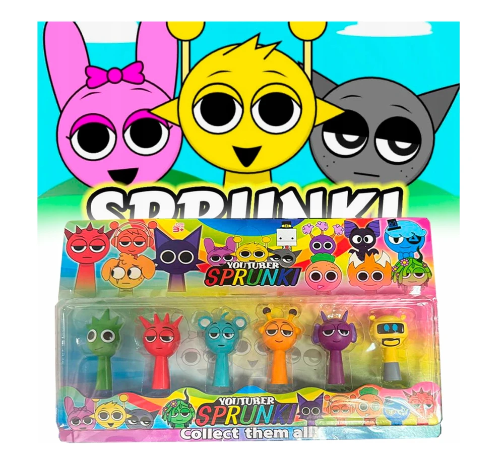 Magy Sprunki figūros rinkinys 6 vnt