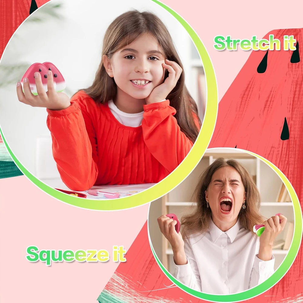 Magy Squishy arbūzas watermelon antistresinis žaislas