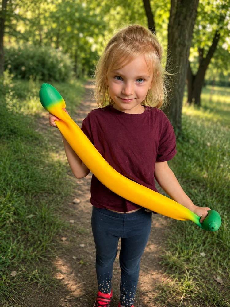 Magy Squishy bananas 40 cm XL dydis