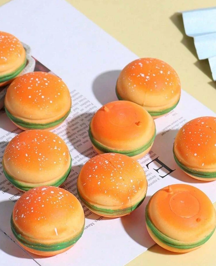 Magy Squishy burgeris dumpling tipoantistresinis žaislas