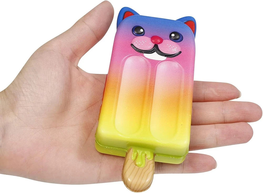 Magy Squishy ledai katinėlis antistresinis minkomas žaislas