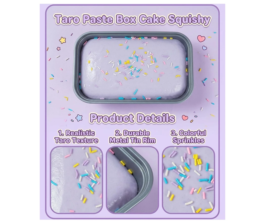Magy Squishy ledas cake antistresinis minkomas žaislas