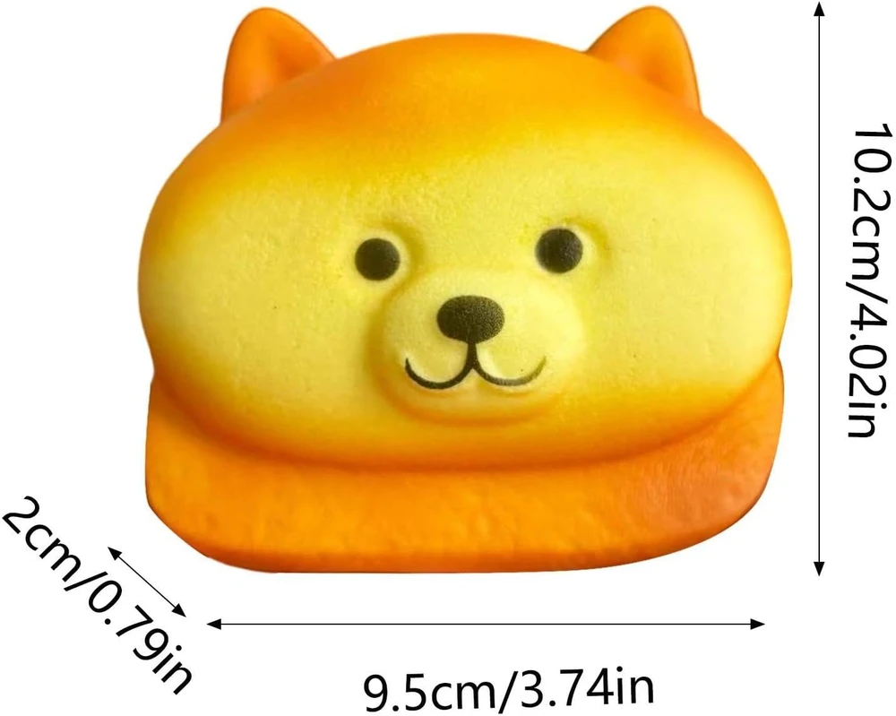 Magy Squishy skrebutis antistresinis minkomas meškutis