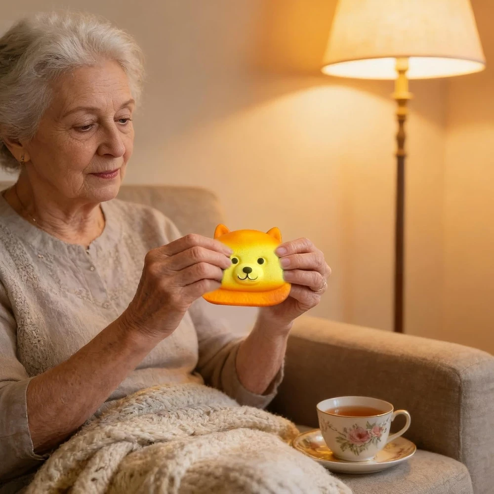 Magy Squishy skrebutis antistresinis minkomas meškutis