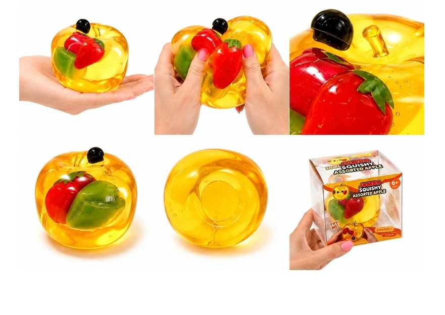 Magy Squishy obuolys coconut oil minkomas žaislas