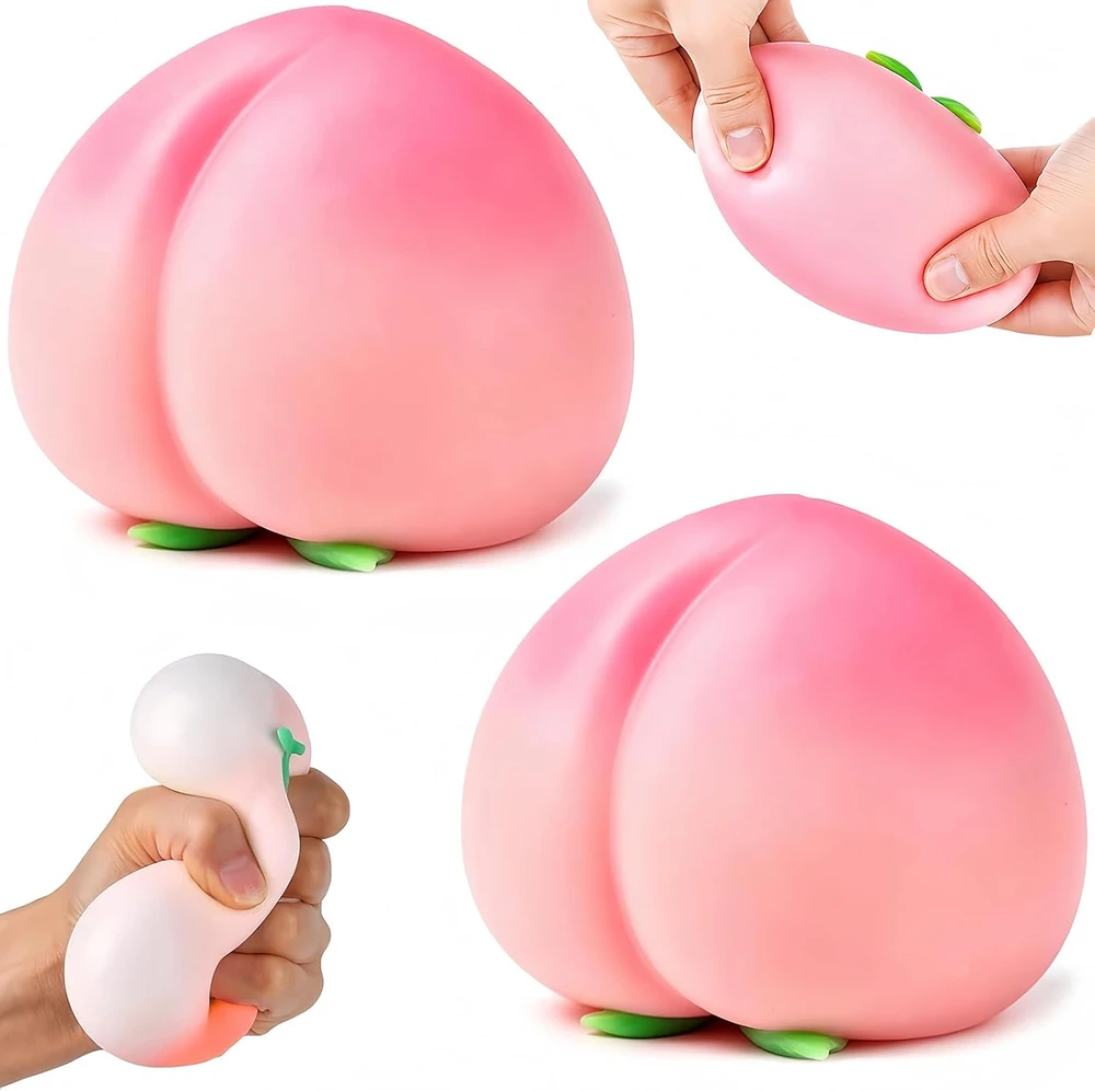 AURORA PALM PALS Pliušinis persikas, 12 cm