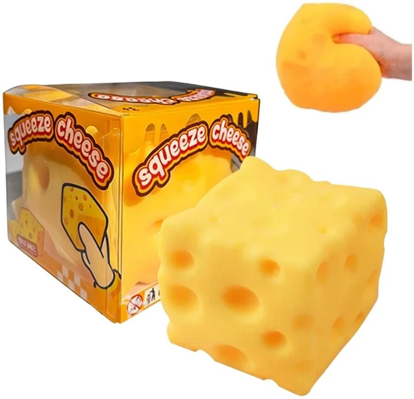 Magy Squishy sūris XL dydžio minkomas žaislas
