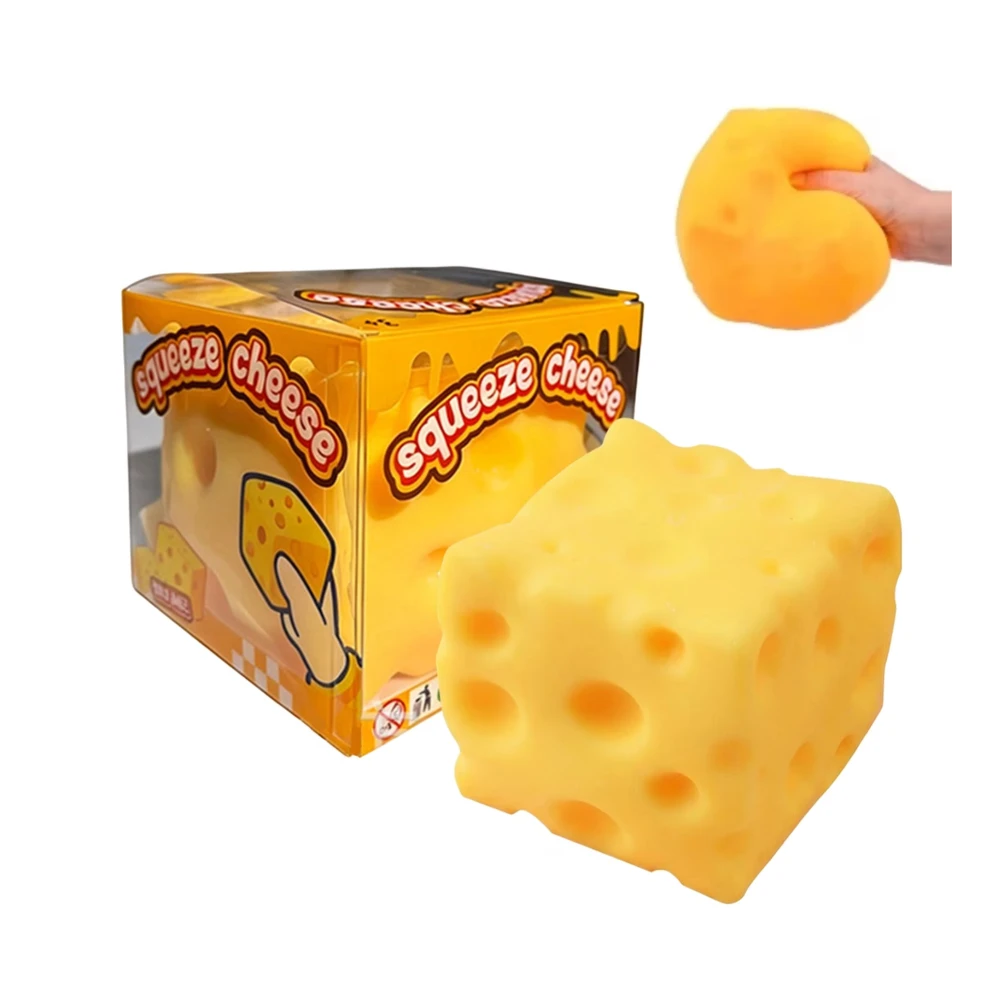 Magy Squishy sūris XL dydžio minkomas žaislas