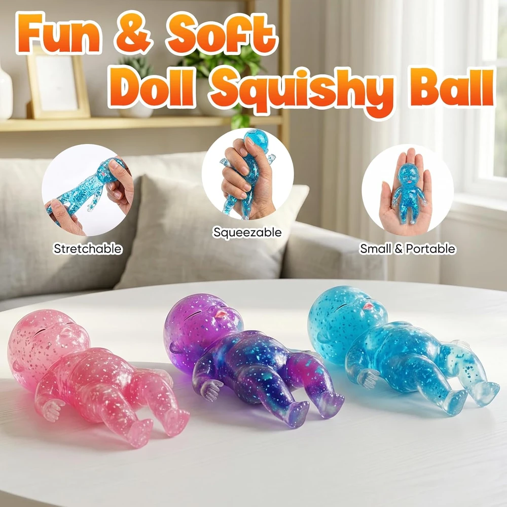 Magy Squishy vaikas baby antistresinis minkomas žaislas