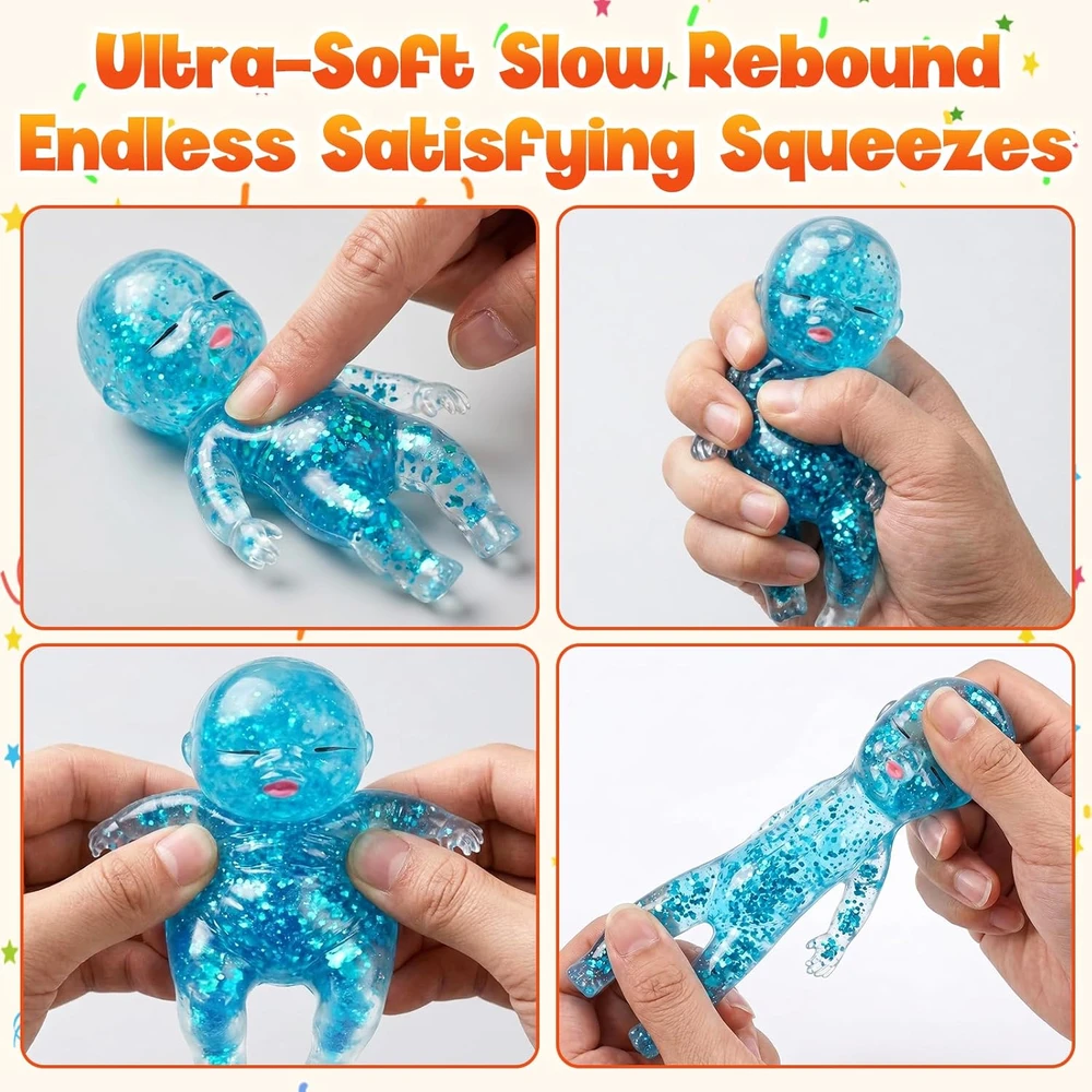 Magy Squishy vaikas baby antistresinis minkomas žaislas