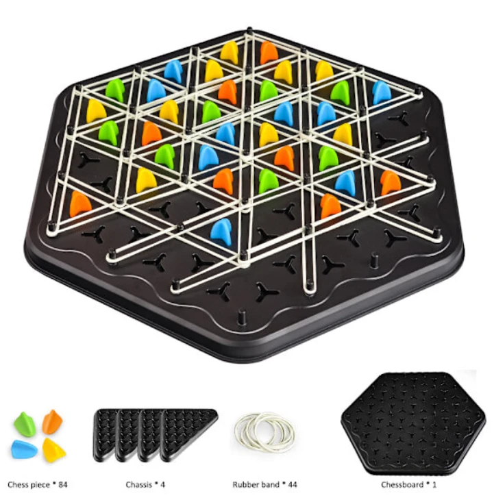 Magy Strateginis virvučių geometrijos stalo žaidimas Chain Game