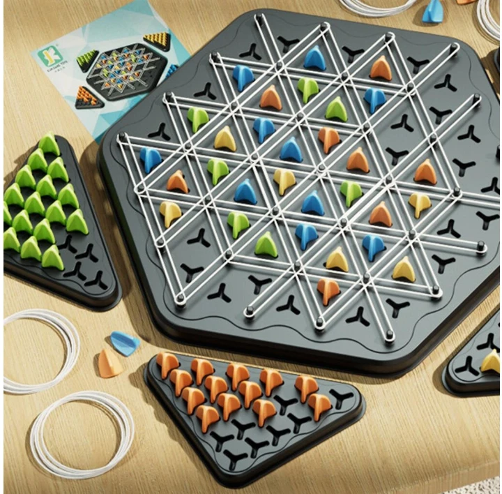 Magy Strateginis virvučių geometrijos stalo žaidimas Chain Game