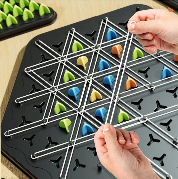 Magy Strateginis virvučių geometrijos stalo žaidimas Chain Game