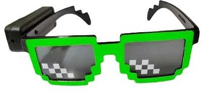 Magy Šviečiantys Minecraft pixel akiniai LED