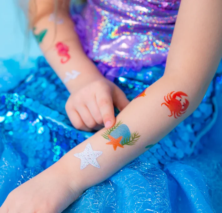 Magy Tatuiruotė vaikams Vandens gyvūnai