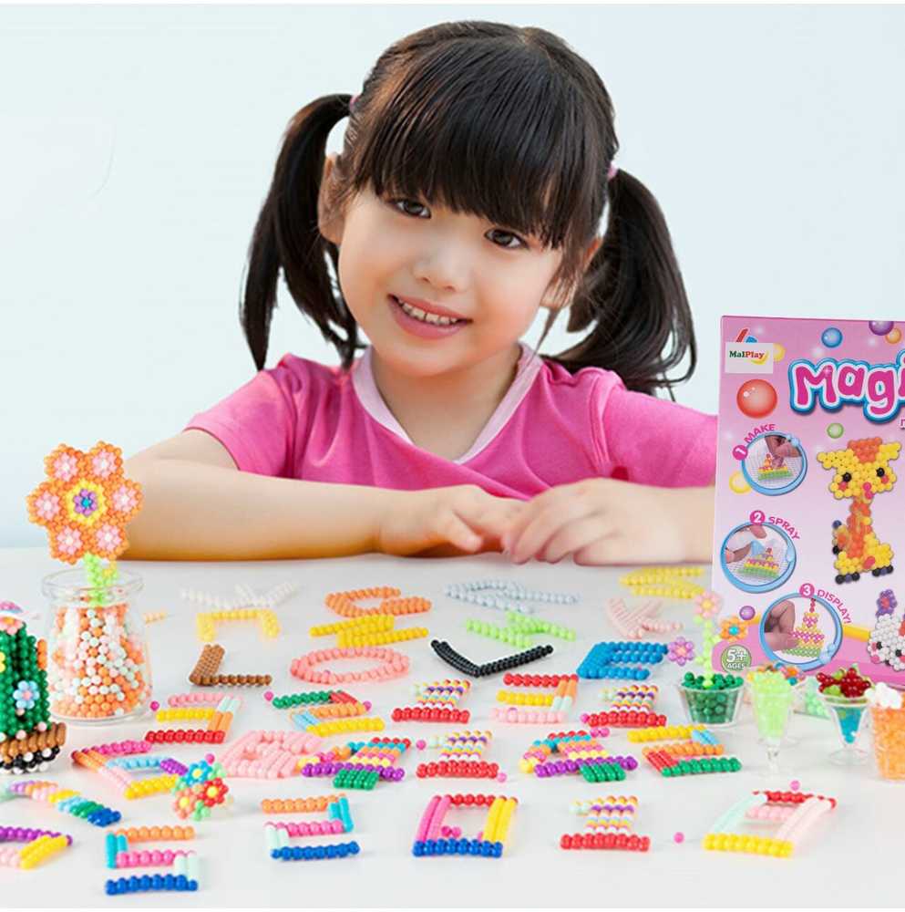 Malplay Vandens karoliukų rinkinys Magic Beads 1400 vnt