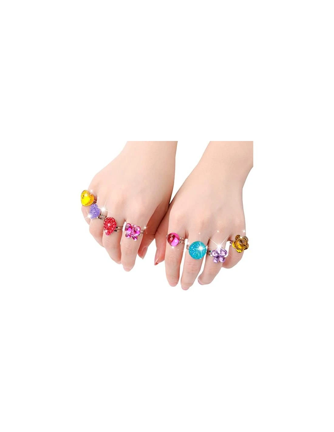 Magy Žaislų rinkinys, 7 vnt., 3-7 metų vaikams, šviečiantis lollipop, šlangos, žiedelis