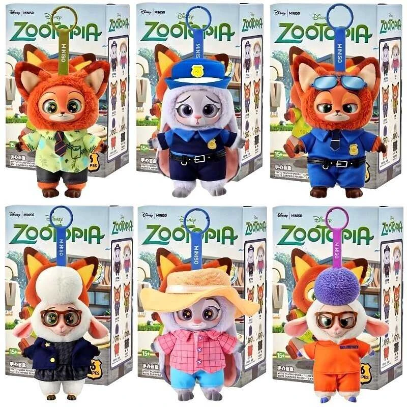 Magy Zootopia Zootropolis labubu tipo žaislas su pakabuku siurprizas