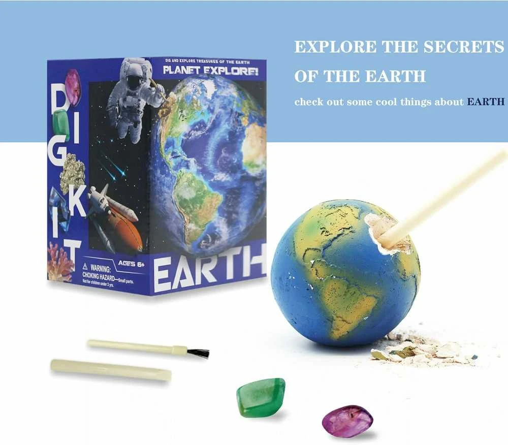 Malplay Archeologijos kasinėjimo rinkinys - deimantų kasykla planeta Žemė
