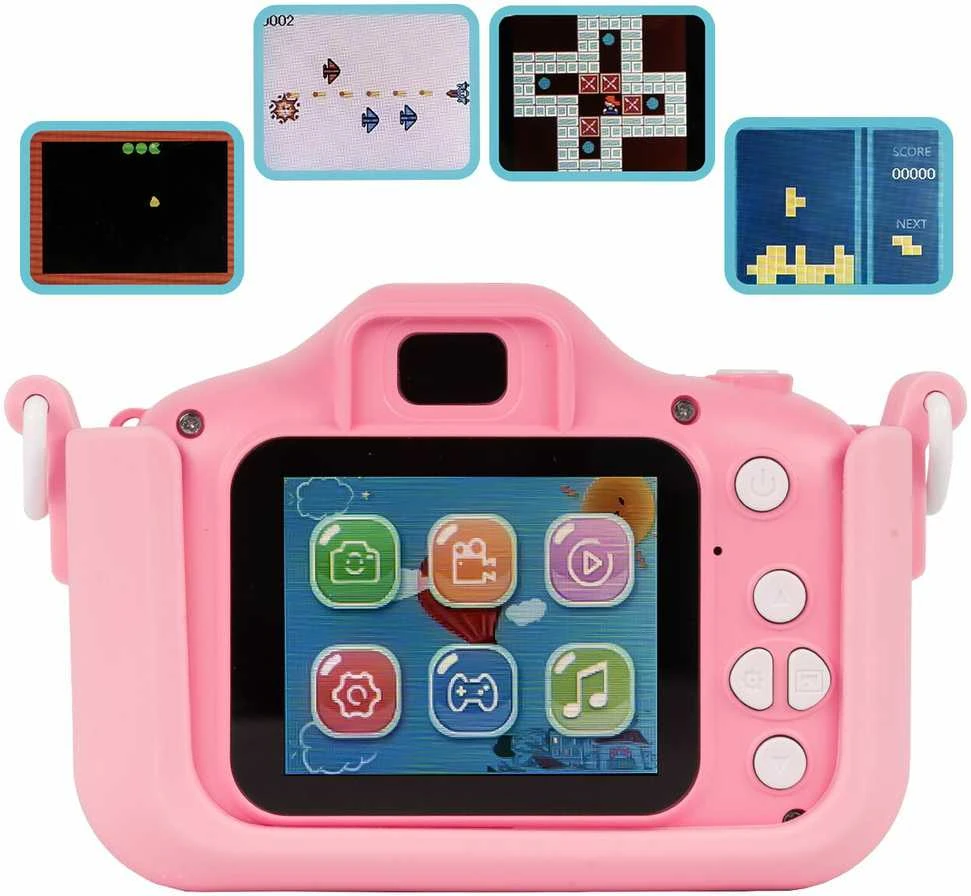 Malplay Vaikiškas skaitmeninis fotoaparatas su žaidimais